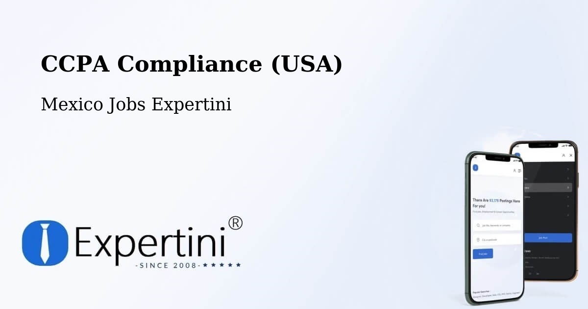 CCPA Privacy Rights & Compliance Notice – Texcapa - Mexico Jobs Expertini