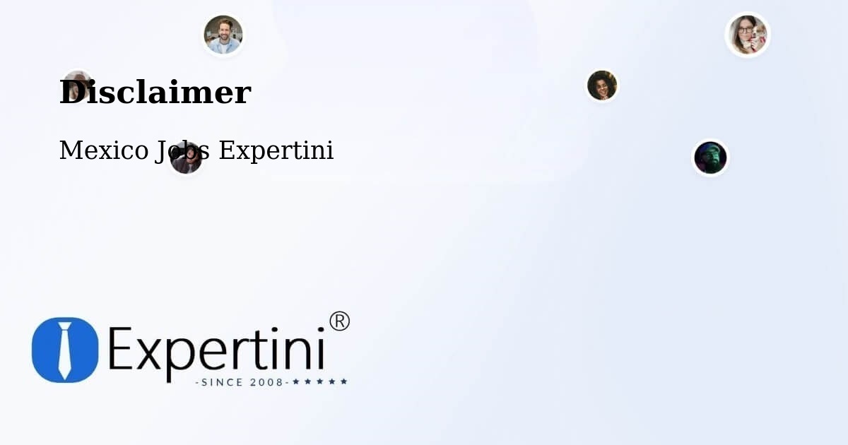 Disclaimer – Texcapa - Mexico Jobs Expertini