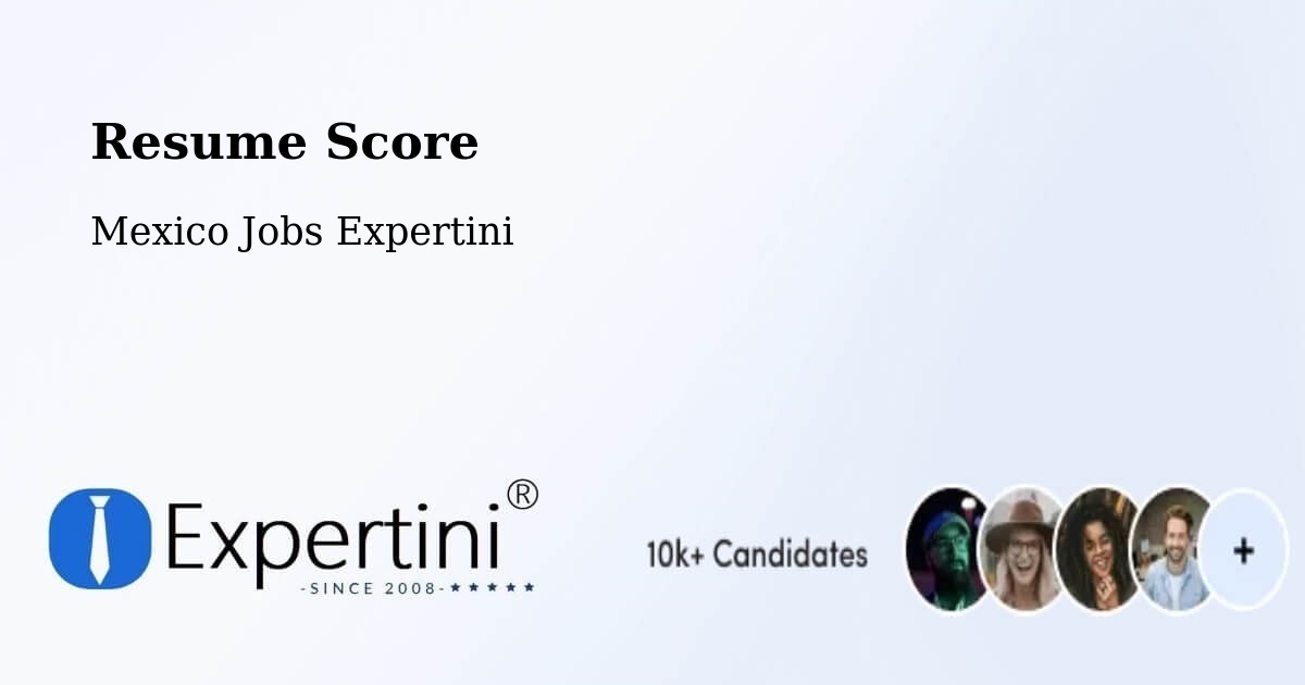 Resume Score & Job Description Match Tool – Texcapa - Mexico Jobs Expertini